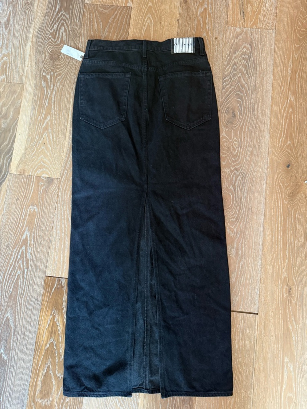 NWT! MOTHER SNACKS! The Candy Stick Skirt black - Picture 8 of 12